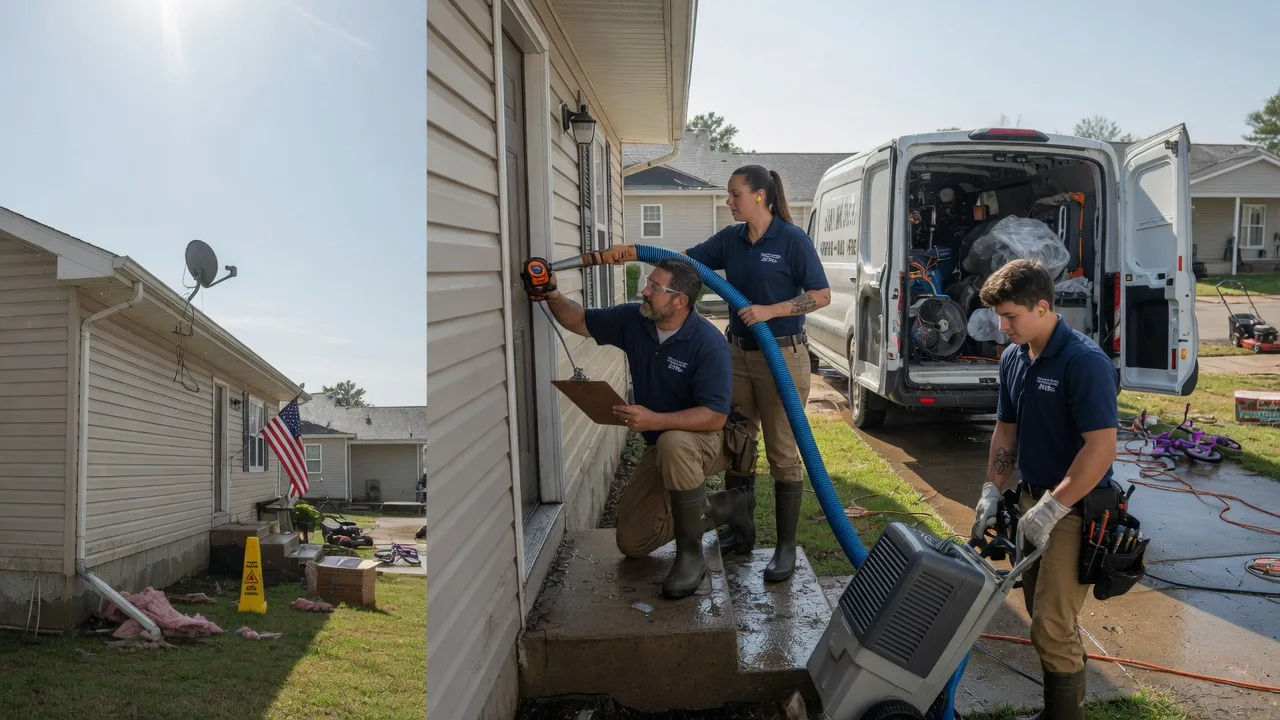 Ceiling Water Damage Restoration in Oketo, KS near me
